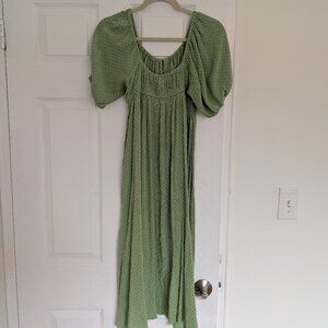 Billabong Puff Sleeve Midi Sundress